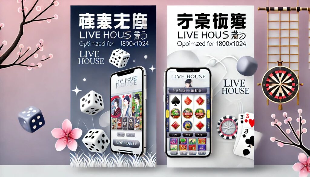 Live houseオンラインカジノでのモバイルゲーム