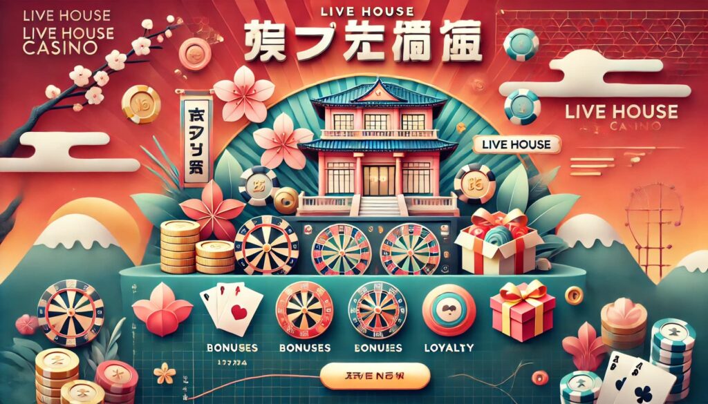 Live houseカジノのボーナスとロイヤルティプログラム